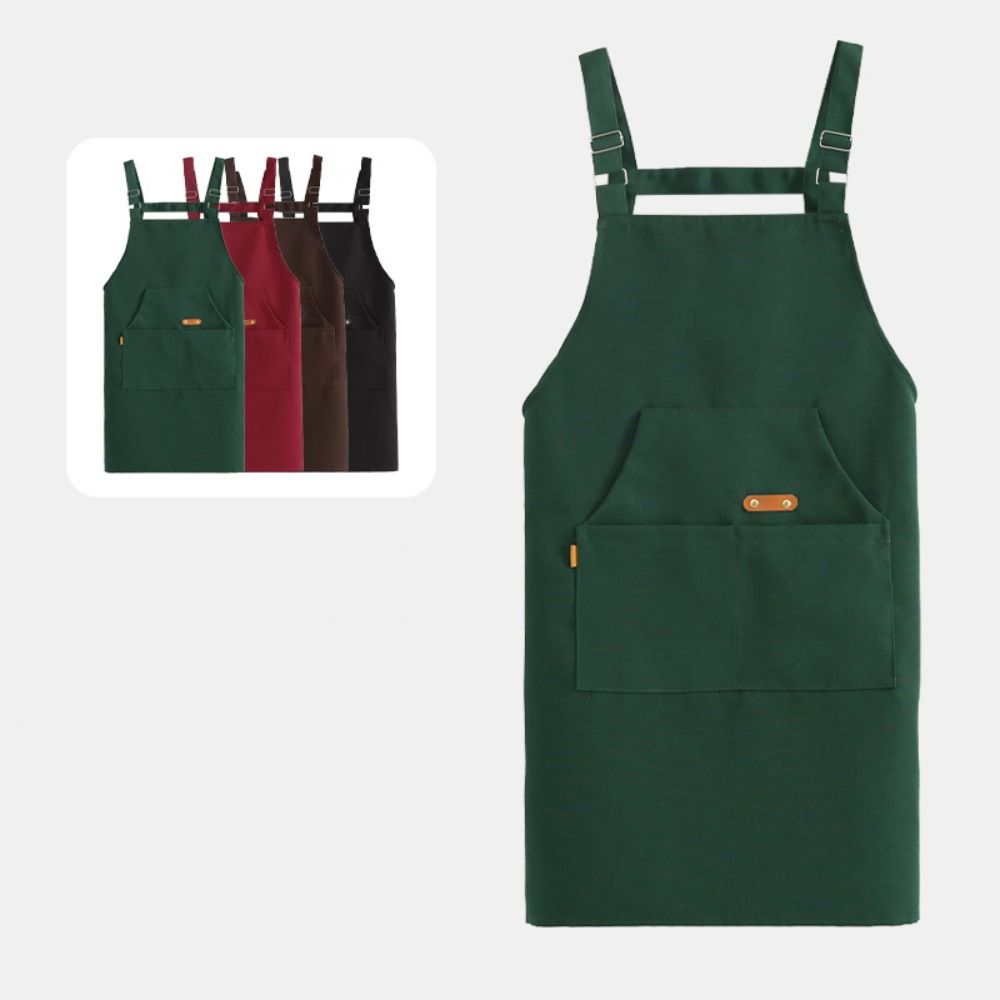 Oil-proof Kitchen Cooking Apron Stain-proof Catering Work Clothes Household