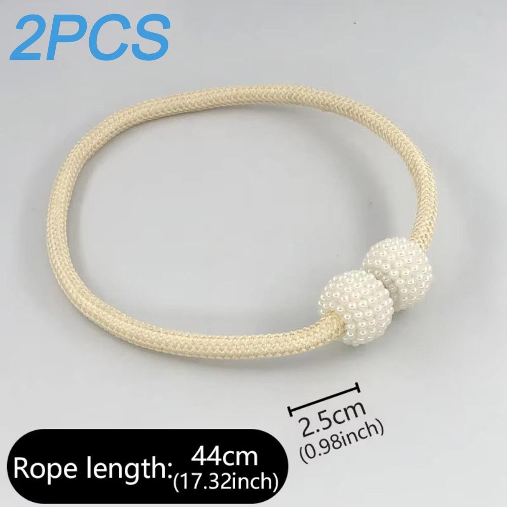 2PCS Hanging Ball Magnetic Curtain Clip Magnetic Buckle Window Curtain Buckles  Home Decor