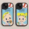 Kawaii O-OSAMU-G-GOODS Cute Phone Case For IPhone 16 15 14 13 12 11 Pro Max Plus Soft Leather Cover