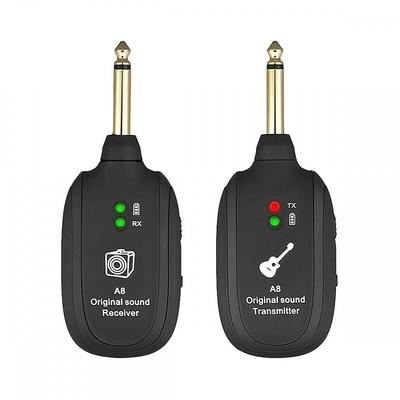 Wireless Guitar System Built In 4 Channels Wireless Guitar Transmitter Receiver for Electric Guitar Bass Violin xxxWireless Guitar System Built In 4