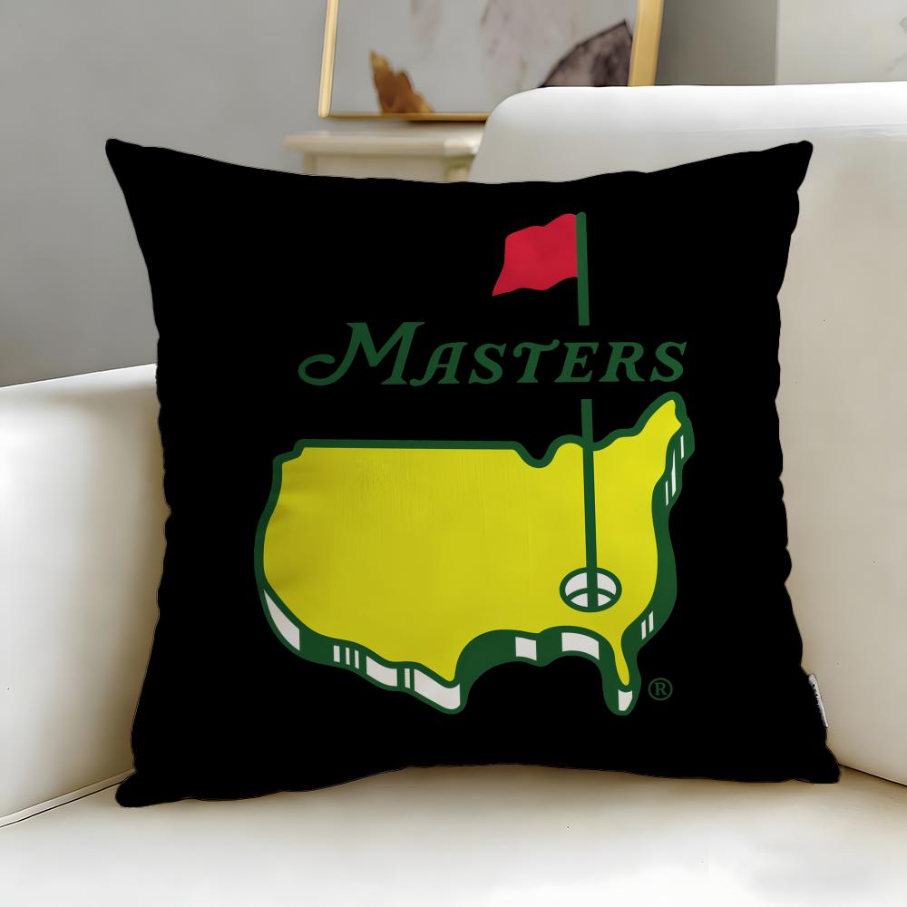 Fashion Mmasters Golf Printingew Cushion Cover Soft EasyWash Pillow Case Versatile for Couch Bed Travel and Office