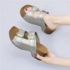 Soft-soled Non-slip Slope Heel Roman Shoes Breathable and Heightened Summer New Muffin Shoes Fashionable Versatile Platform Sandals