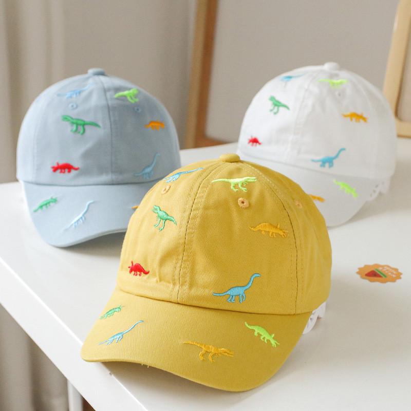 Street Style Unisex Baseball Hat With Long Brim For Kids Spring Autumn