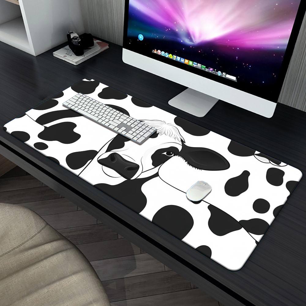CowThemed Mousepad Natural Rubber Gaming Office Desk Mat Cow Print Mousepad NonSlip Natural Rubber Desk Mat
