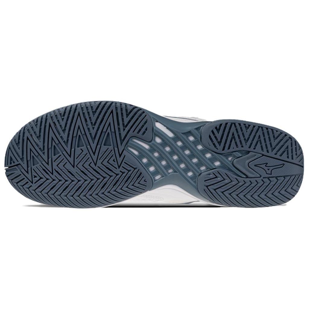 Mizuno Wave Exceed Tour 7 Comfortable Fit Low Top Tennis Shoes Unisex Sneaker White Blue 61GA267001