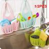 1/2PCS Drying Rack Creative Hanging Bag Sponge Pool Storage Supplies Silicone Bathroom Accessories Kitchen Utensils Sink Rack