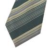 Used YVES SAINT LAURENT Tie Silk Green Green Gray Gentleman