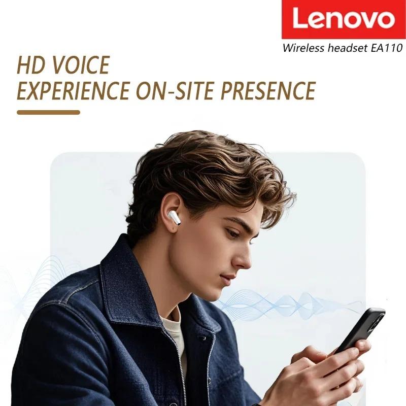 Lenovo EA110 Bezdrátová sluchátka TWS 5.4 Bluetooth Sluchátko Hudba Hra Potlačení hluku Špunt Sportovní Vodotěsná náhlavní souprava Podpora Android ISO HarmonyOS