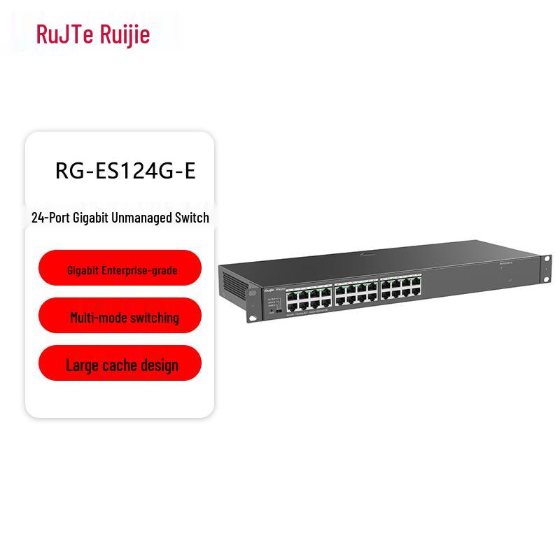 

Ruijie RG-ES124G-E 24-Port Gigabit Unmanaged Switch