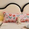 48X120/150Cm Lover Body Pillowcase Cover Flower Print Soft Cushion Double Long Pillowcase for Beddroom Couch Decorative Home New