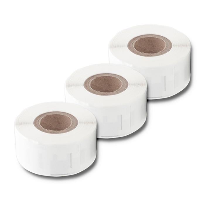 Qoltec Tape for DYMO D1 45013 | 12mm x 7m | White/Black Print
