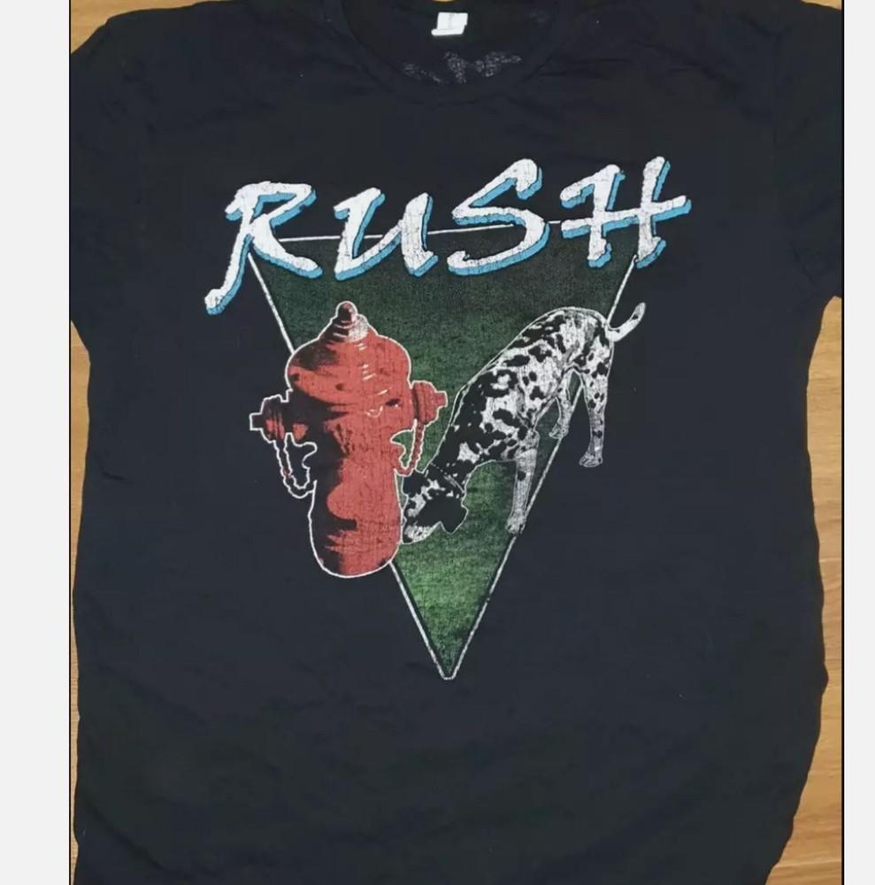 Rush Signals New World Tour New Black T-Shirt