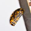 Stylish Anti-Static Acetate Marble Hair Comb - European & American Trend