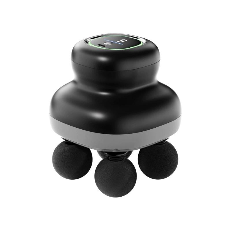 4-Heads Handheld Fascia Gun Professional Muscle Massager Tool Electric Deep Tissue Body Massager Portable for Myofascial Release