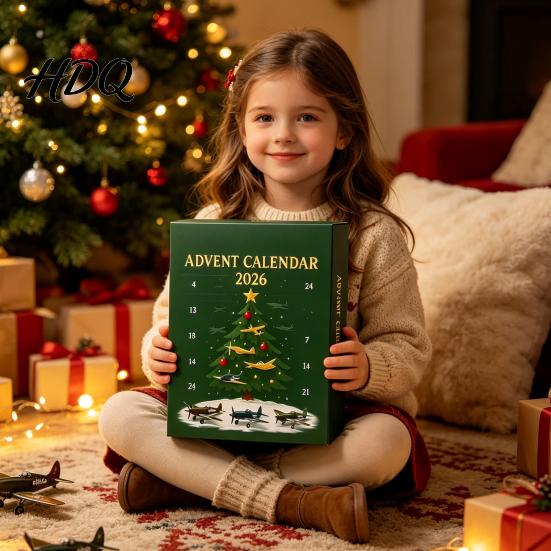Theme Hanging Ornaments Christmas Advent Calendar 2026 24 Days Countdown with Acrylic Day Gift Box Ornaments Collectible Gifts for Holiday