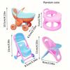 5 Zoll/13 cm Kawaii Niedlich Schwarz Neue Reborn Baby Puppen Pädagogische Puppen Schwarze Haut Schwarzes Haar Mit Niedlicher Schleife Kopfschmuck Geburtstagsgeschenk