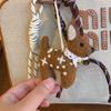 Handmade Wool Felt Deer Ornament Keychain - Creative Animal Bag Charm Gift