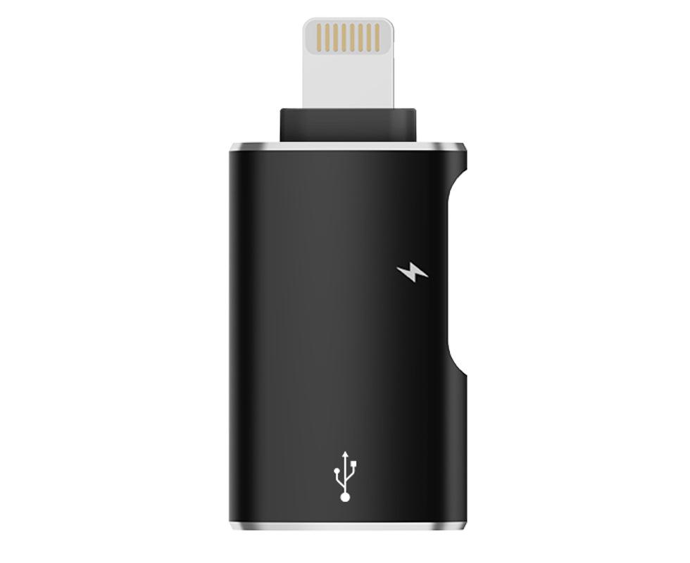 

Высокотоковый адаптер Apple Lightning OTG для зарядки, наушников и преобразования U-диска