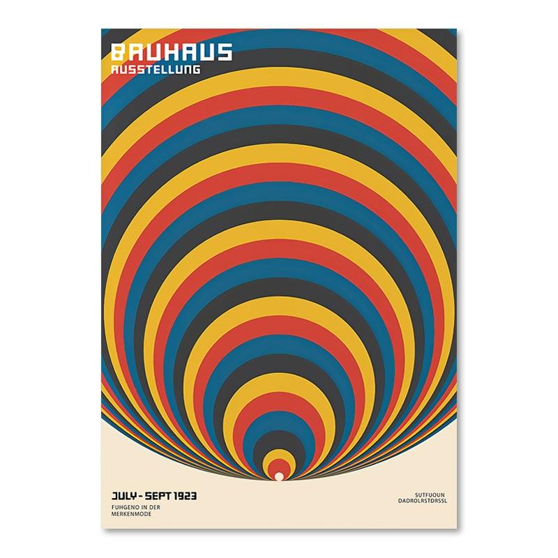 Abstract Bauhaus Geometric Lines Posters and Prints Nordic Japan Wall Art Canvas Painting Modern Pictures for Living Room Decor