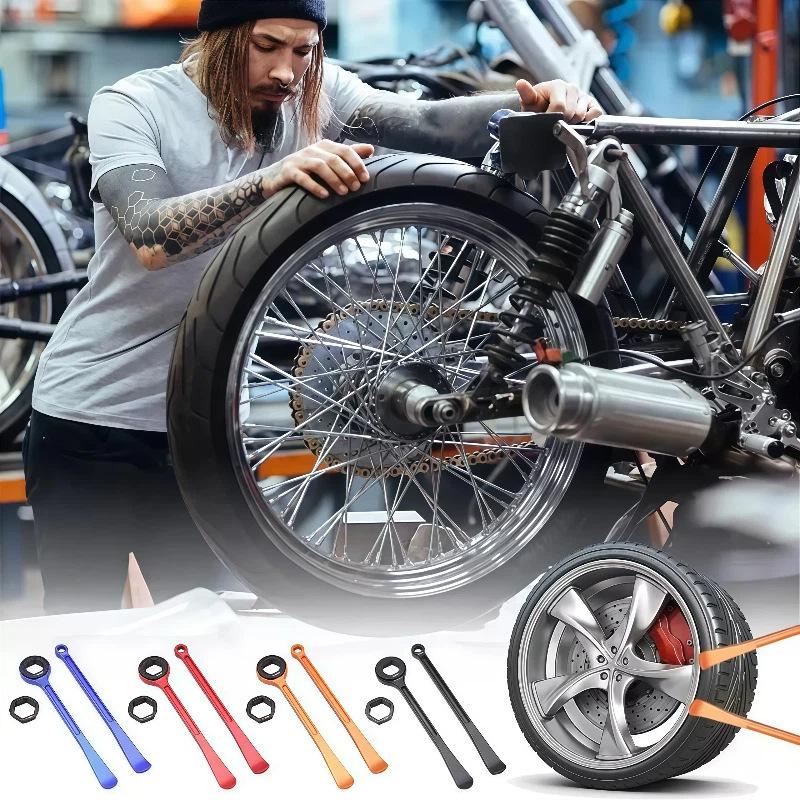 Motorrad-Reifenmontierhebel CNC-Aluminium Dirtbike-Reifenwechselwerkzeug Tragbares Reifenwechsel-Set für Offroad-Reparatur