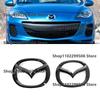 Plastic Car Front Trunk Emblem for Mazda 3 Logo Steering Wheel Badge 3D Body Replaced Sticker Rear Tail Refitting Decoration GF2