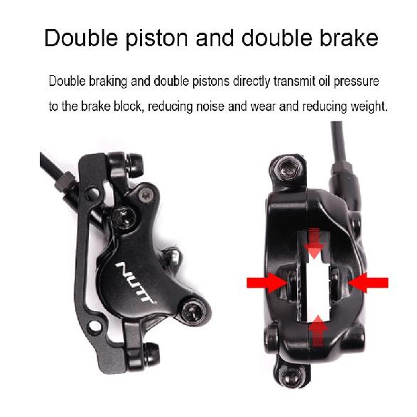 NUTT 800/1400mm Bicicletă MTB frână Hidraulică Disc frână bicicletă clemă ghidon 22.2MM Ghidon Rotor 160mm Set frână față și spate