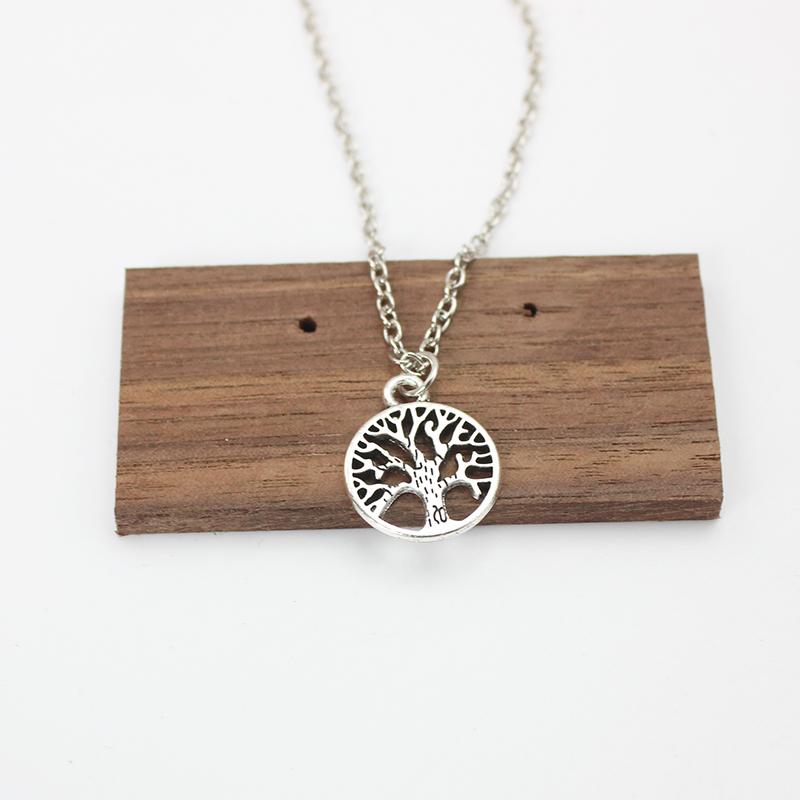 

Kpop Vintage Harajuku Goth Metal Tree of Life Neck Chains Choker Necklace For Women Copper Color Aesthetic Accessories Zircon