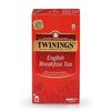 Twinings English Breakfast Tea, 25 Tea Bags | Pack of 1 | English Classic Range | Premium Black Tea | Medium Strength