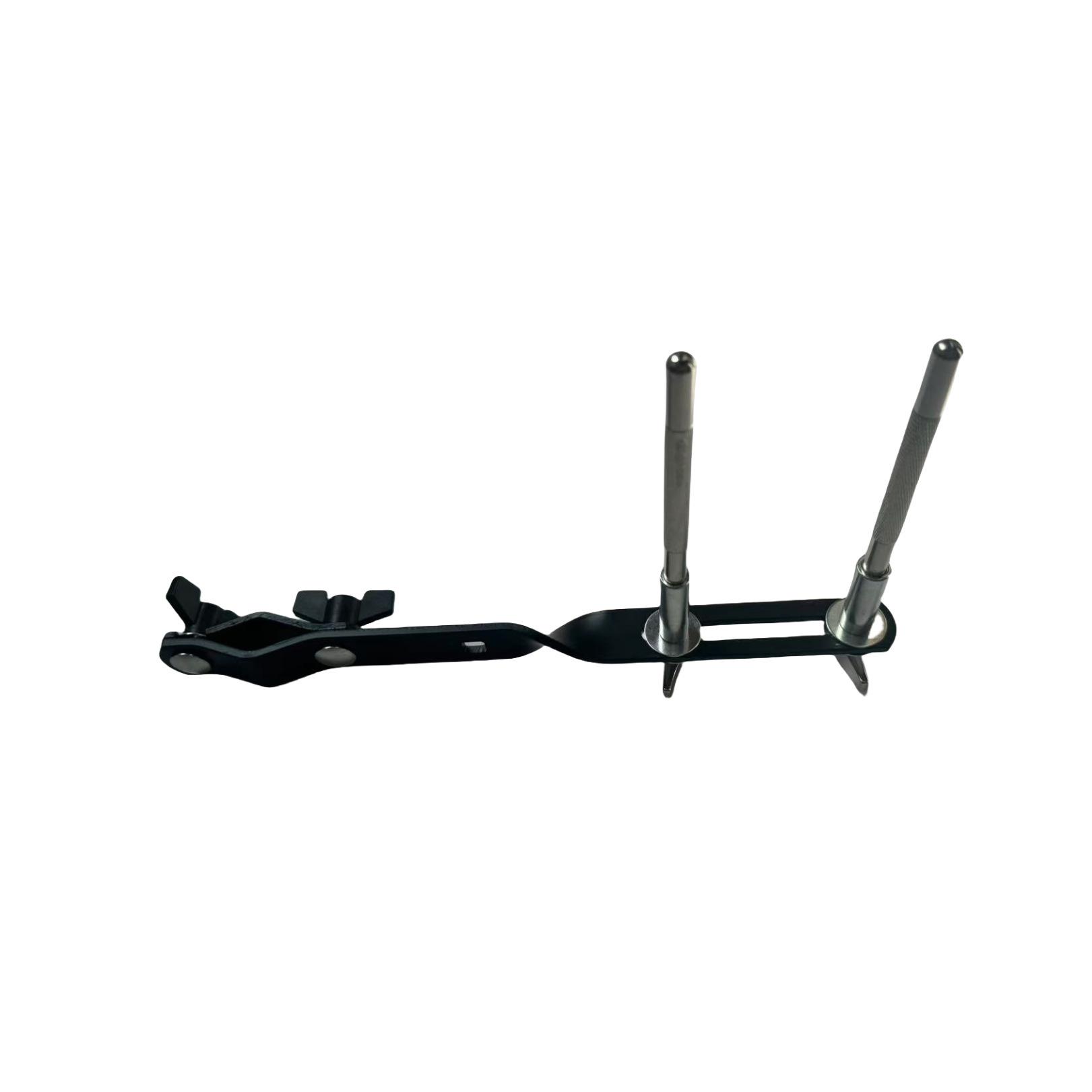 Multi-Functional Extended Cymbal Stand with Cowbell Clamp & Double Rod