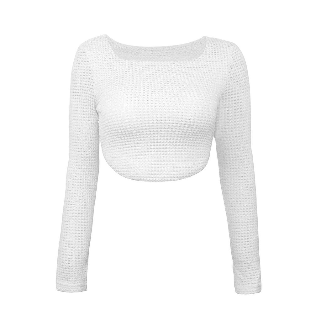 Women Square Neck Vintage Solid Sweater Pullovers Casual Long Sleeves Jumpers Autumn Female Slim Kintting Top