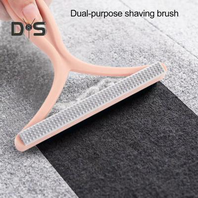 Pet Hair Wiper Brush Ergonomic Handle Anti-Slip Sofa Carpet Car Seat Cleaner Dog Cat Hair Grooming Tool