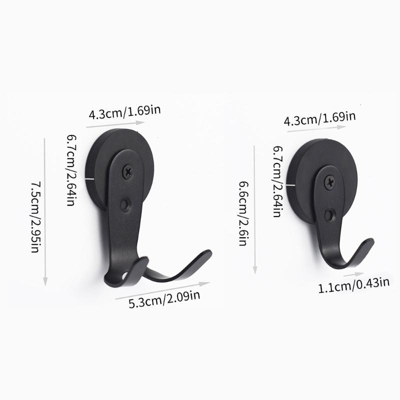 2pcs Magnetic Coffee Filter Holder Space Saving Portafilter Stand Espresso Accessory Organizer Metal Storage Rack