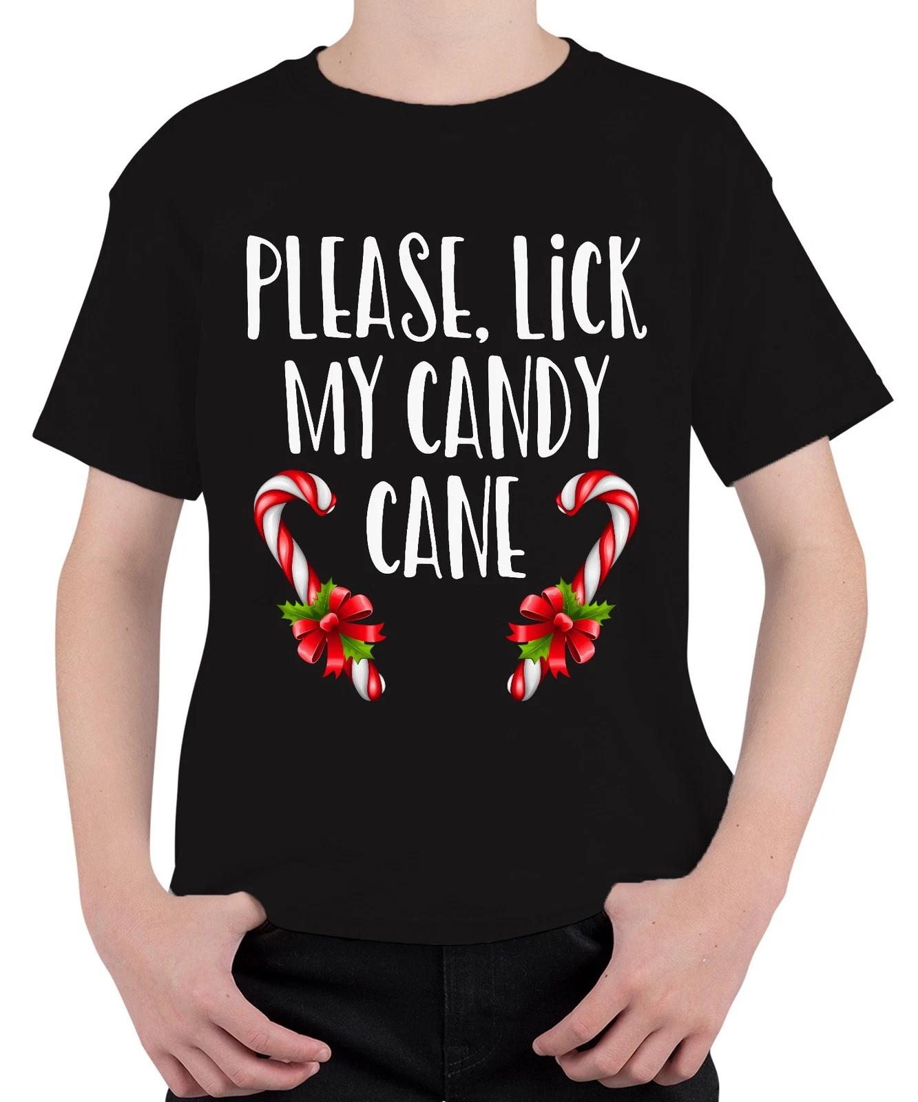 Please Lick My Candy Cane Zuckerstange - Weihnachten Weihnachtsgeschenk Christma XXXXL