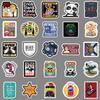 50 Ins Style Suitcase Cartoon European and American Graffiti Notepad Waterproof Travel Box Scooter Sticker