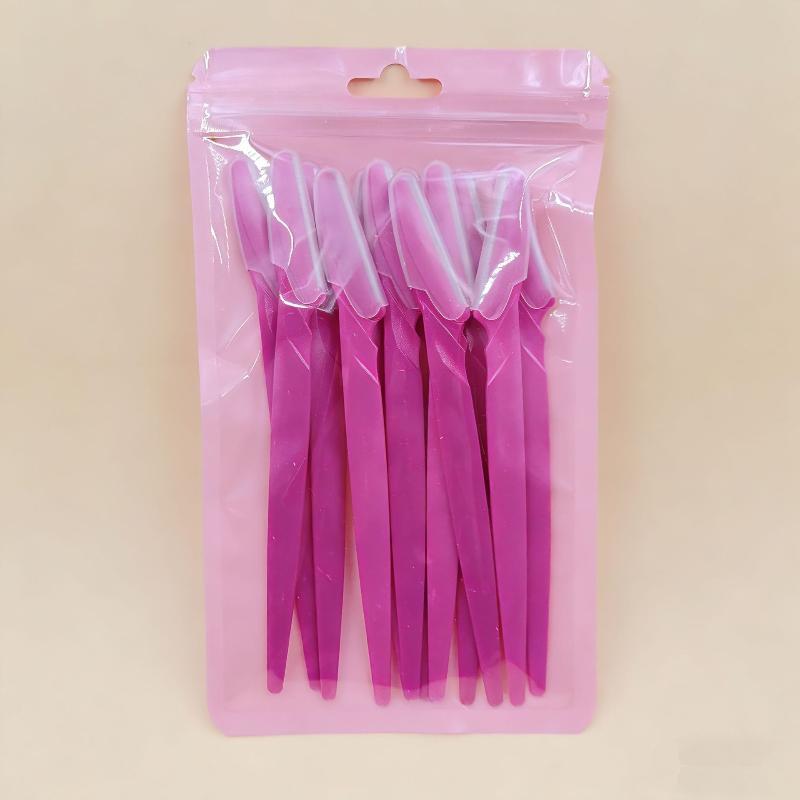 12/24 Pcs Multifunctional Brow Face Razor Exfoliating Hair Trimmer Shaver Grooming Tool for Women Men Travel