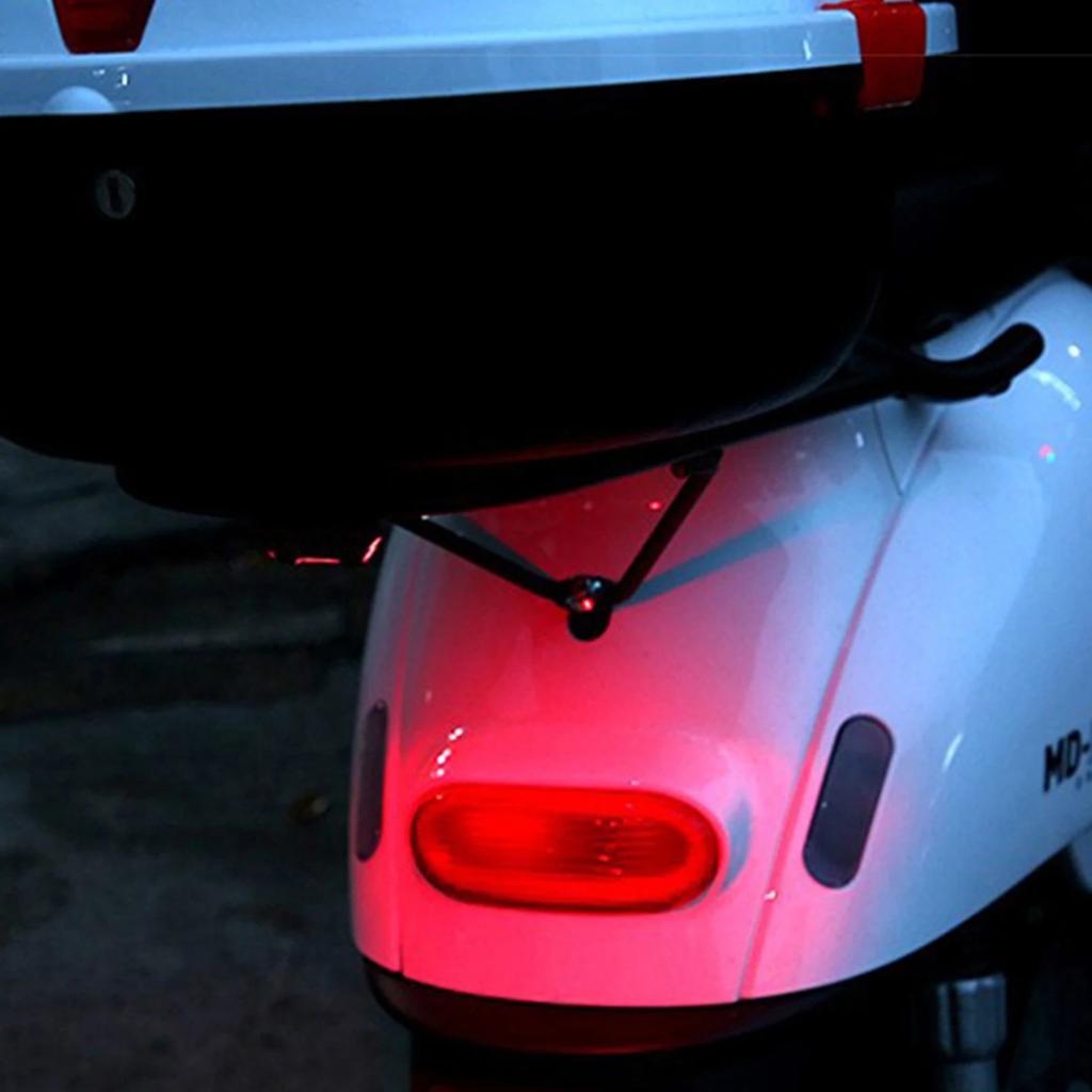 10-1PCS Motorcycle LED Anti Collision Warning Light Bike Aircraft Night Turn Signal Light 7 Color Drone Car Strobe Light Indicat