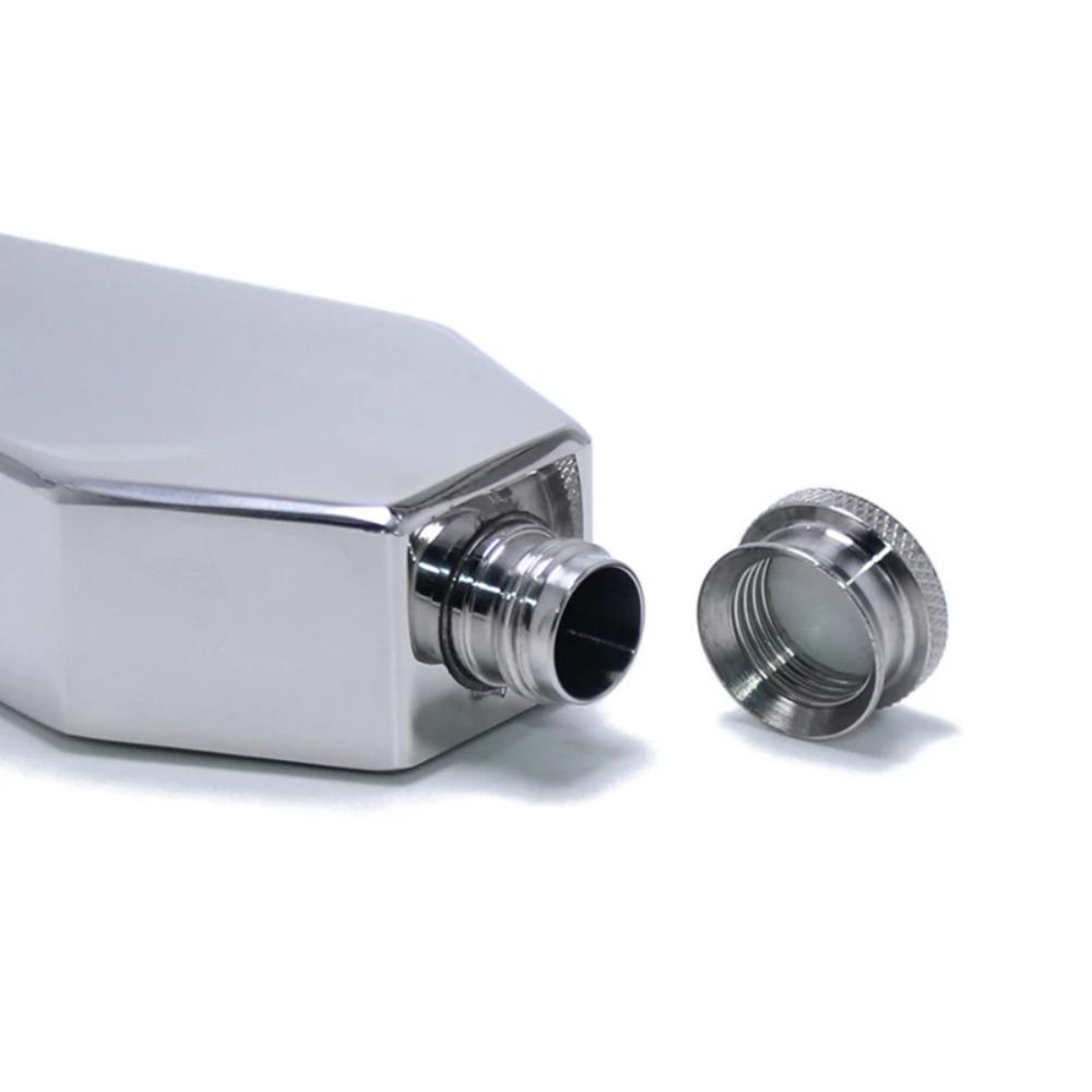 3,5oz Sargform Taschenflasche Edelstahl Weinkanne Personalisierte Feldflasche Geschenk für Männer