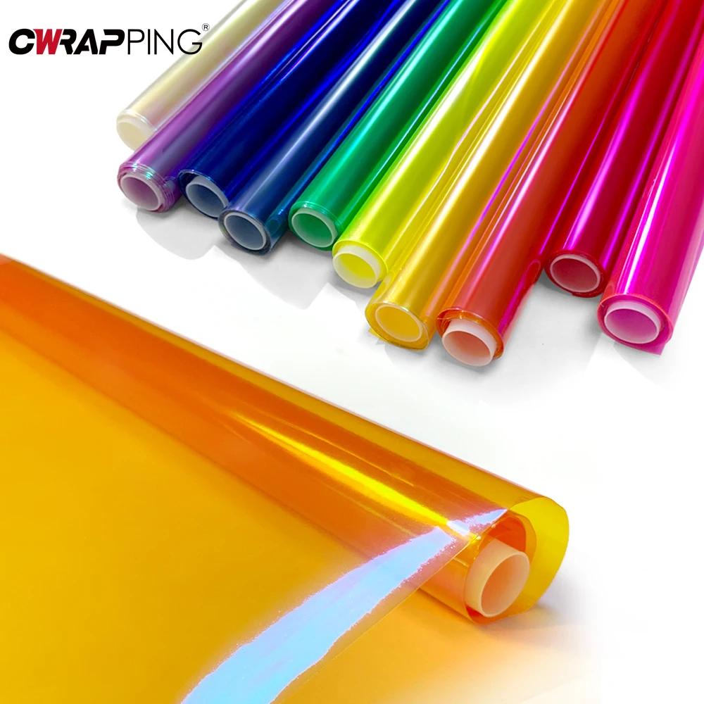 Car Decorative Stickers Chameleon Lamp Headlight Tail Light Backlight Protective Film Waterproof Vinyl Wrap Stickers Jewelry
