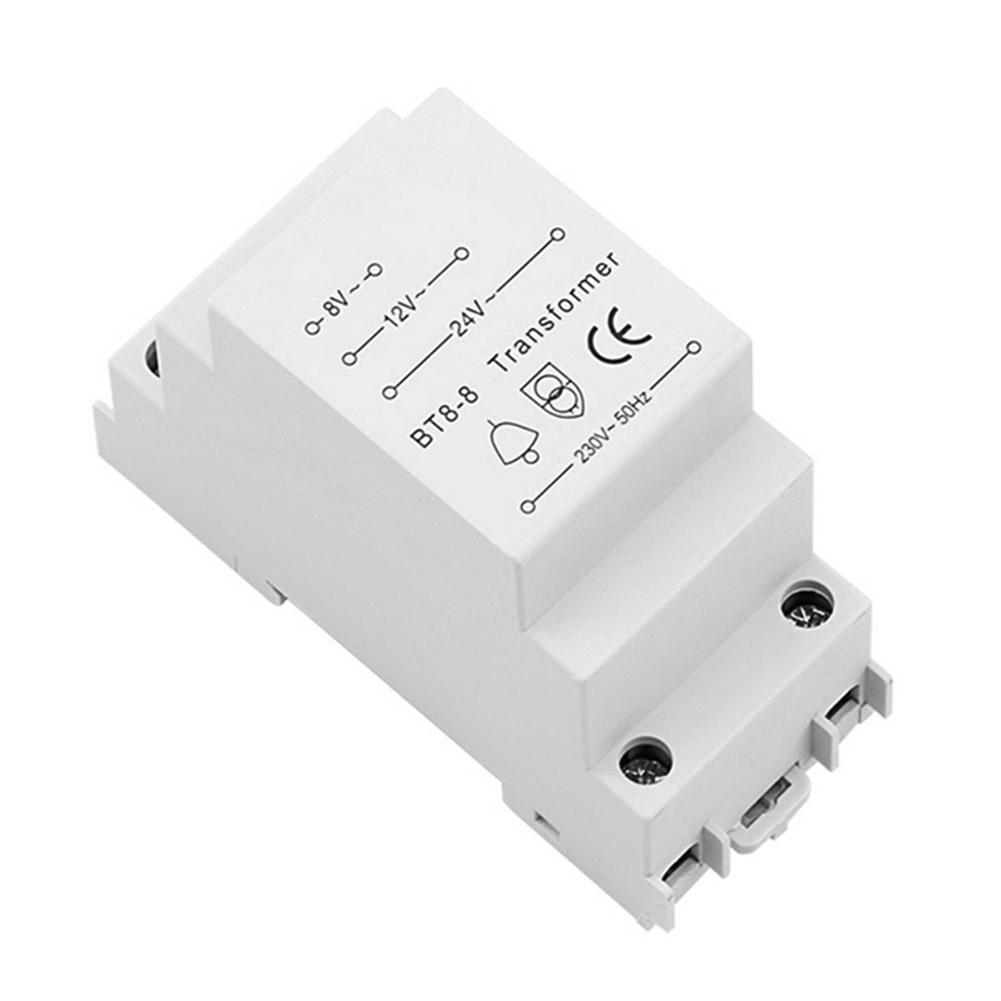 DIN Rail Mounting Transformer 8V 12V 24V Transformer Doorbell Systems Easy Installation Transformer 3.8 VA To 8 VA Output