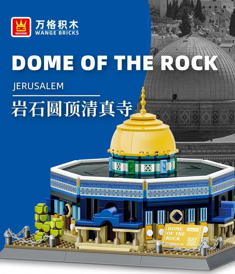 World Famous Building Block Creative City Museum Pyramid Architecture Church Villa  Tower Model DIY Bricks Toy for Kids Boy Gift