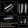 Clear Gel Nail Tips DIY Nail Extensions Transparent False Nails Art Decoration Long-Lasting Perfect for DIY Nail Art
