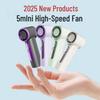 X98 Mini High-Speed Handheld Fan with USB Charging and Digital Display - Portable Turbine Pocket Fan for Outdoor Use