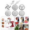 Meat ,Meat Plate Discs ,Stainless Steel Food Accessories for Stand Mixer and - 8pcs