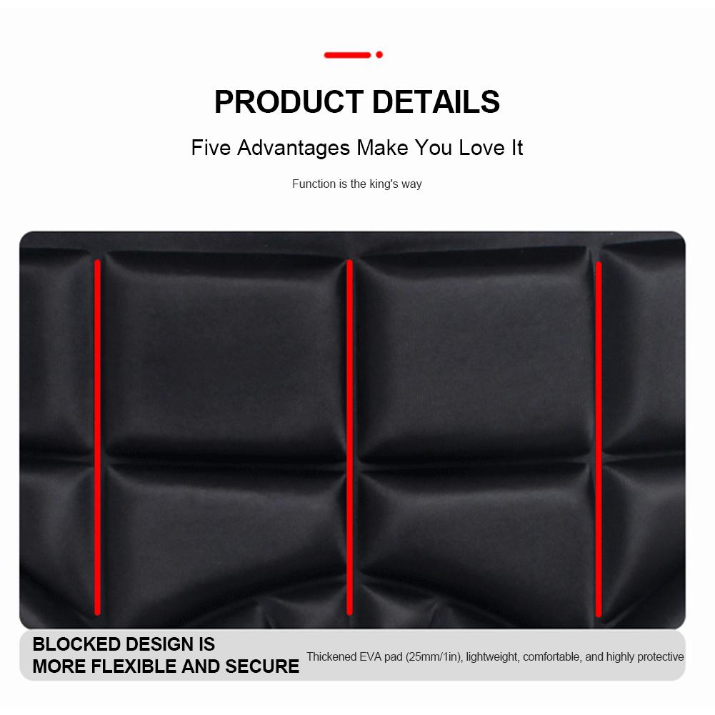 Unisex Thickened Hip Protector EVA Hip Protective Pads Anti-Fall Butt Protection Pad Adjustable for Skating Ski Snowboard