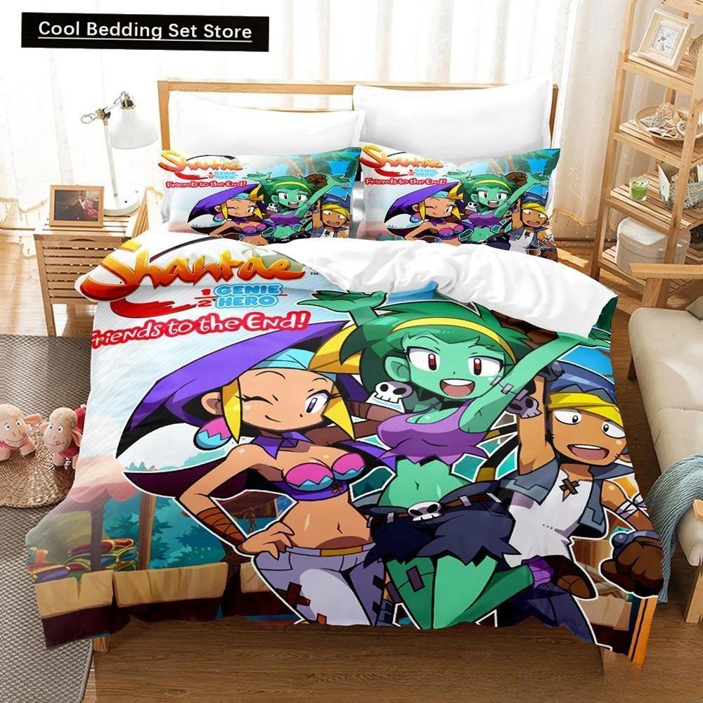 Kawaii Gromit Bedding Set Single Twin Full Queen King Size Bed Set Aldult Kid Bedroom Duvetcover Sets Print Anime Bed Sheet Set