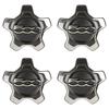 Silver 16 inch Hubcap Cupping for Fiat 500x 735626312 K Wheels Centre Hub Caps Set Dust Cover Wheel Hub Cap Replacement 1/2/4pcs