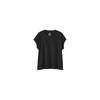 MUJI Women's French Sleeve T-Shirt (BB2VQA6S) Black XL