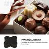 200 Pcs Liner Chocolate Tray Baby Candy Truffle Cups Square Paper Dessert Wrapper
