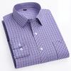 100% Pure Cotton Plaid Long-Sleeve Shirt For Men Spring/Summer Casual All-Cotton Shirt Versatile Business Style For Young Men
