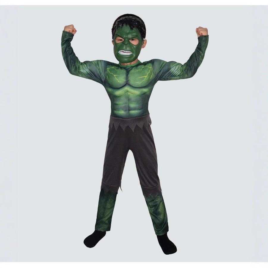 Halloween Muscle Hulk Costume for Kids - Avengers Cosplay Anime Outfit